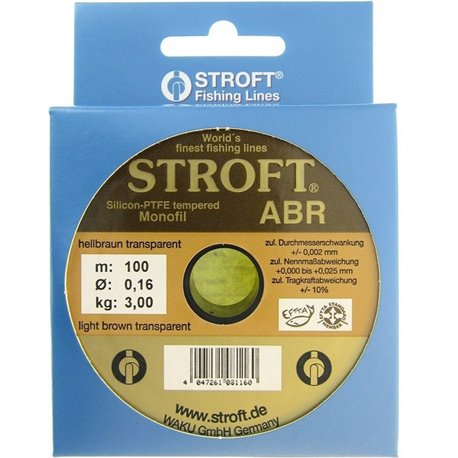 Stroft ABR fir monofilament 0.16MM - 3.0KG - 100M