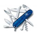 Briceag Victorinox Huntsman albastru trasparent