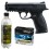 Set pistol airsoft 2 jouli + 10 capsule CO2 + flacon 2700 buc bile 0.20 g, Umarex Smith & Wesson M&P 40 calibru 6 mm