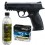 Set pistol airsoft 2 jouli + 10 capsule CO2 + flacon 2700 buc bile 0.25 g, Umarex Smith & Wesson M&P 40 calibru 6 mm