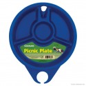 Farfurie pentru picnic din plastic dur