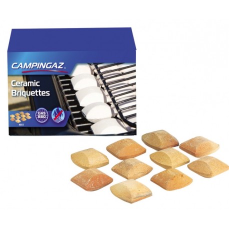 Brichete ceramice pentru gratar Campingaz, 40 buc, 5 x 5 cm