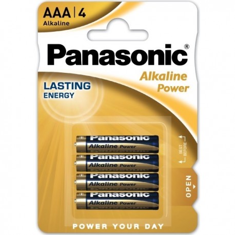 Baterie alcalina R3 / AAA Panasonic Alkaline Power 1,5V set 4 buc