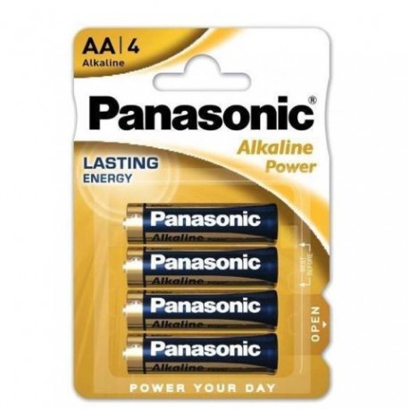 Baterii alcaline R6 / AA Panasonic Alkaline Power 1,5 V set 4 buc