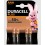 Baterie alcalina Duracell R3 / AAA 1.5V MN2400 set 4 buc