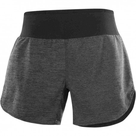 Pantaloni scurti alergare femei Salomon XA 2IN1 SHORT W Gri