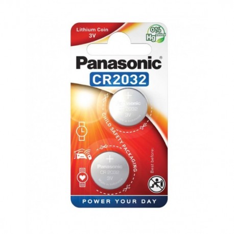 Baterii CR2032 Panasonic, set 2 buc