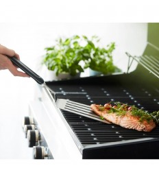 Spatula pentru peste, Olivia, otel inoxidabil, 42 cm, Barbecook