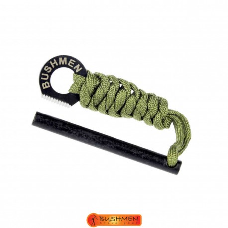 Amnar cu paracord Bushmen Rebel negru