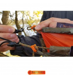 Set cordeline elastice de tensionare Bushmen Orange