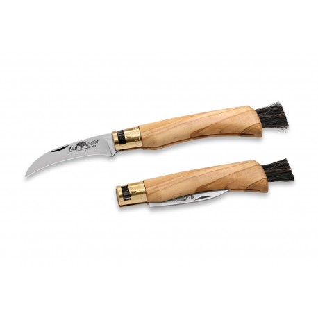 Briceag Old Bear Mushroom walnut pentru ciuperci, lama 68 mm