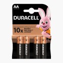 Baterii alcaline R6 / AA Duracell 1,5 V set 4 buc