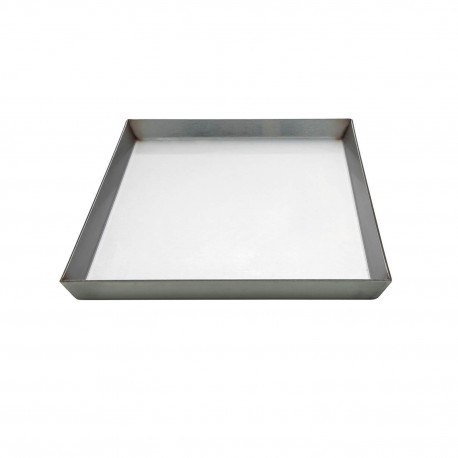 Tava din otel inoxidabil tip plancha 30 x 46 cm pentru gratar ALL'GRILL 88005