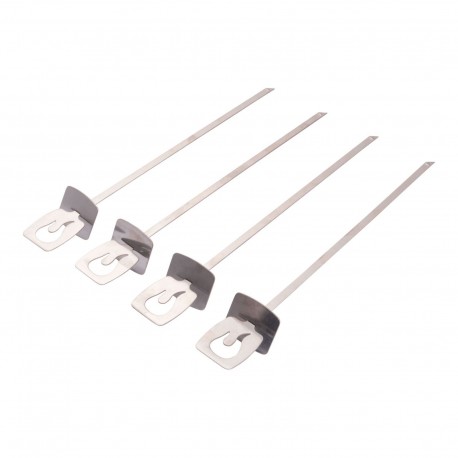 Set 4 tepuse metalice pentru gatit Kebab si frigarui la gratar Char-Broil 140019