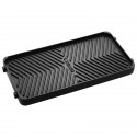 Plita antiaderenta cu doua fete neteda si grill 19 x 41,5 cm Cadac 98700-51