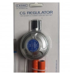 Set regulator de presiune gaz si furtun cu filet 1 pe 4 Cadac 30mBar 8515