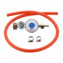 Set regulator de presiune gaz cu manometru si furtun 85 cm Cadac 30mBar Overflow 8510-OF