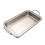 Tava din inox  46x23x9 cm cu tocator de lemn  36x22x1 cm Char-Broil 140014