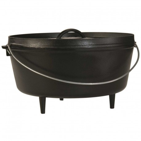 Ceaun din fonta cu capac - cuptor olandez Lodge 36 cm 9,5 litri L-14DCO3