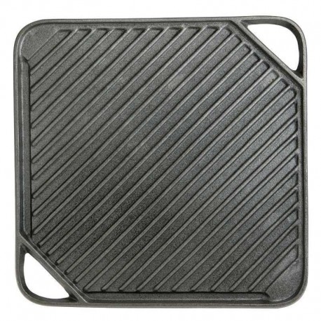 Plita universala din fonta cu 2 fete neteda si grill 26 x 26 cm Mr. Padelllas Activa 20020