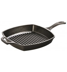 Tigaie grill adanca patrata din fonta cu maner Lodge 26,7 cm L-8SGP3