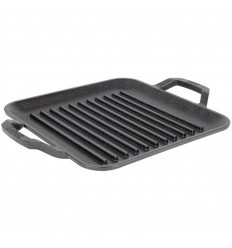 Tava grill patrata cu doua manere Chef Collection Lodge 28 cm L-C11SGP