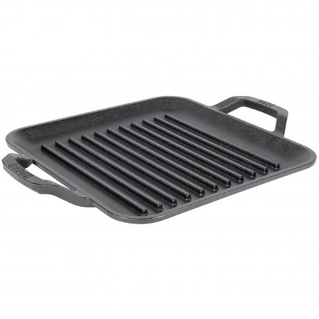 Tava grill patrata cu doua manere Chef Collection Lodge 28 cm L-C11SGP