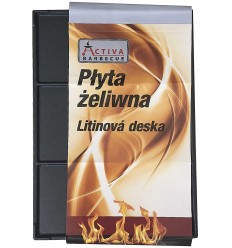 Plita din fonta 40 x 27,5 cm pentru gratarele Alabama Activa 20789