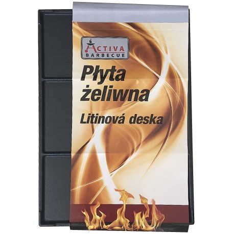 Plita din fonta 40 x 27,5 cm pentru gratarele Alabama Activa 20789