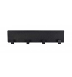 Sina magnetica cu carlige Wenko Black Outdoor Kitchen 30 x 6,5 x 2 cm negru 55014100