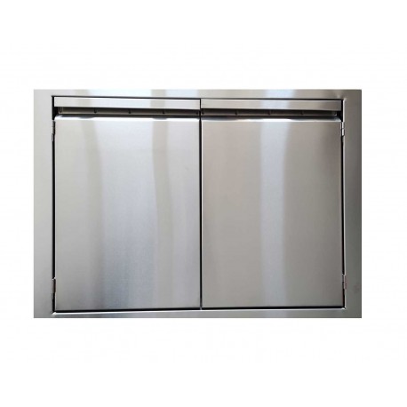 Usa din inox cu cadru built-in 89 x 64 x 11 cm pentru insula si bucatarie exterioara Grandhall Elite 4B A08001005T