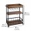 Mini bar rustic cu 3 rafturi, 80x89,5x40 cm, metal si MDF, Wenko 54125100