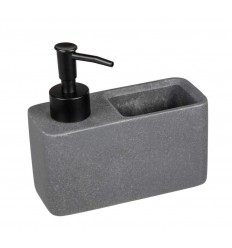 Dispenser pentru sapun lichid cu suport burete integrat Wenko Resa Grey 54669100