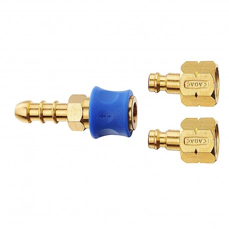 Conexiune dubla Quick Release pentru furtun de gaz la gratar Cadac 338-1