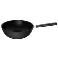 Tigaie wok din aluminiu, antiaderenta, Fiskars Hard Face, Ø 28 cm, 4,5 l