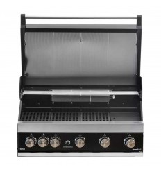 Gratar pe gaz cu 6 arzatoare (5 inox si 1 infrarosu), incastrabil, grile si plita fonta, Grandhall Grandpro Maxim G5 K05000387A