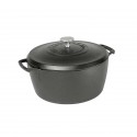 Ceaun din fonta cu capac - cuptor olandez triplu asezonat Lodge Blacklock 26 cm 5,2 litri L-BL02DO