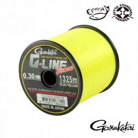 Fir crap yellow 035MM 9,3KG 920M Gamakatsu G-Line Element